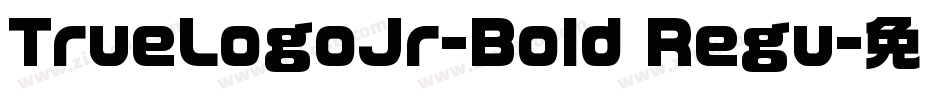 TrueLogoJr-Bold Regu字体转换